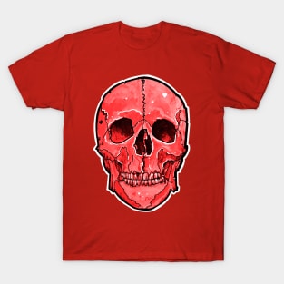 big blood red skull T-Shirt